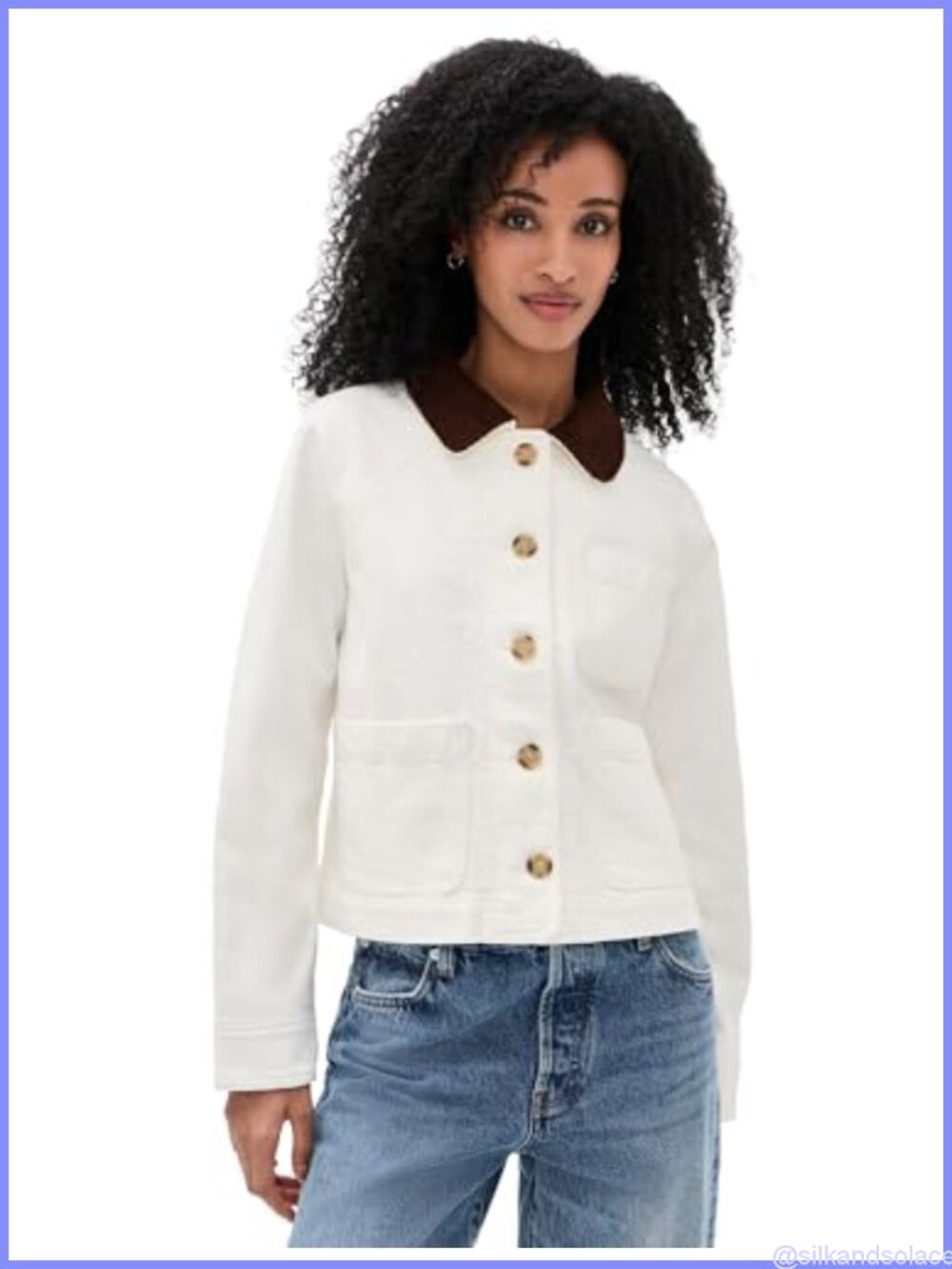 Marea Women's Lee Barn Jacket Denim Anorak Cotton